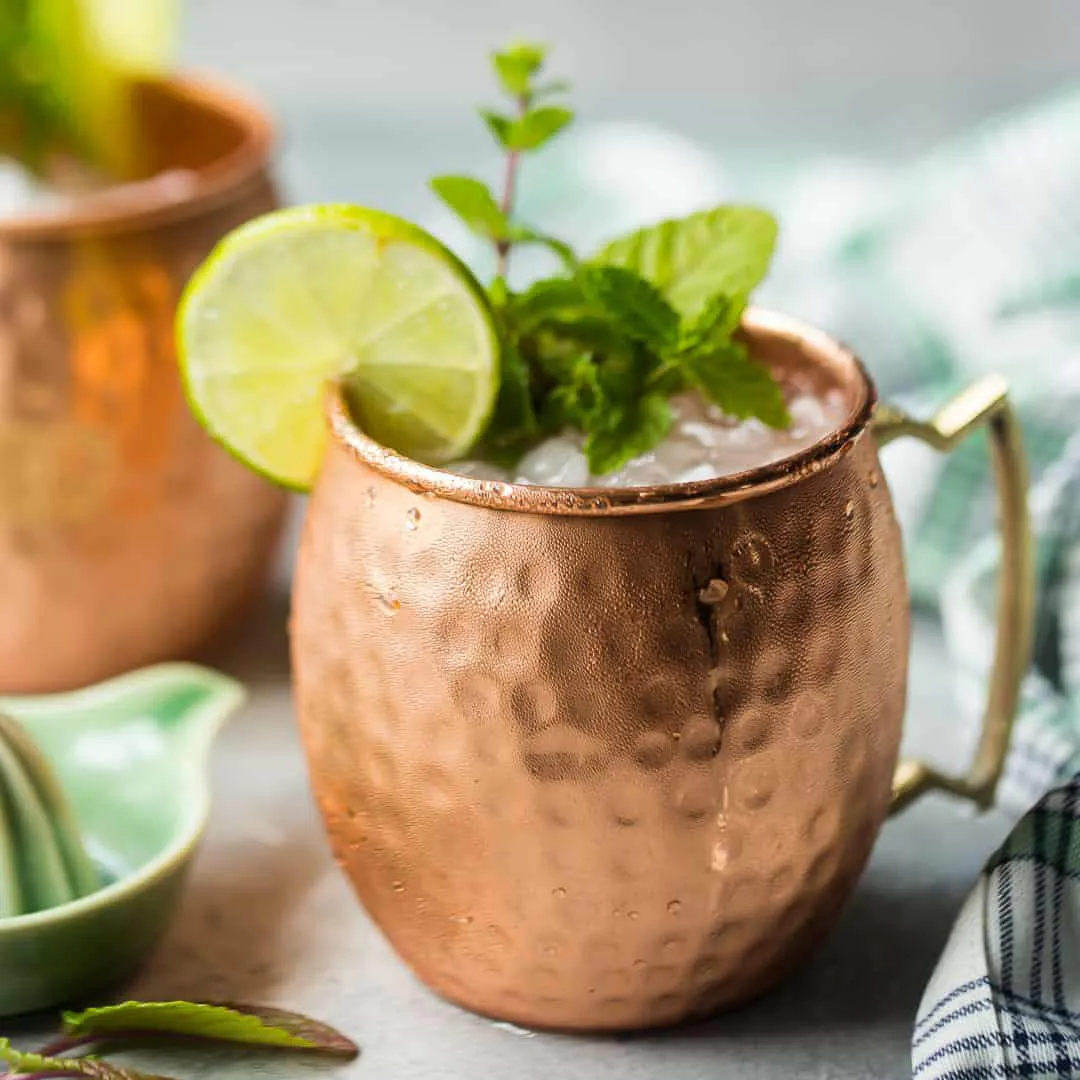 Kokteilis Kentucky Mule