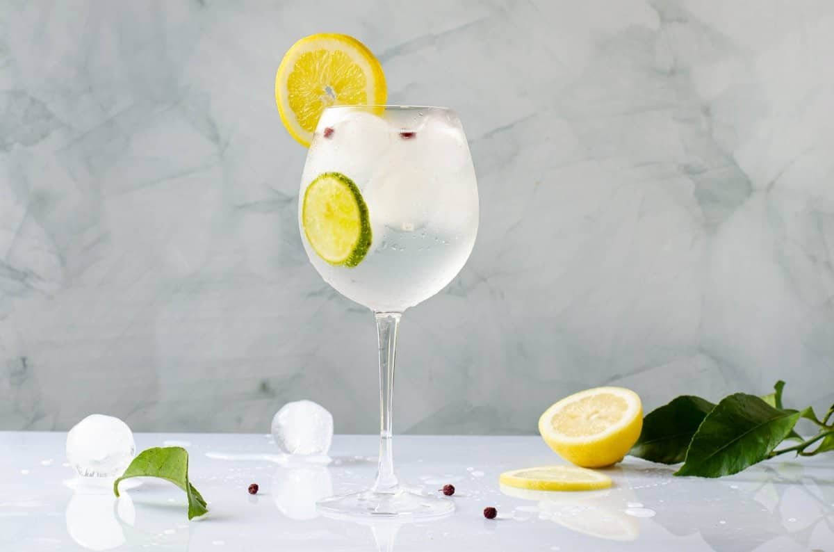 kokteilis NEALKOHOLINIS GIN TONIC