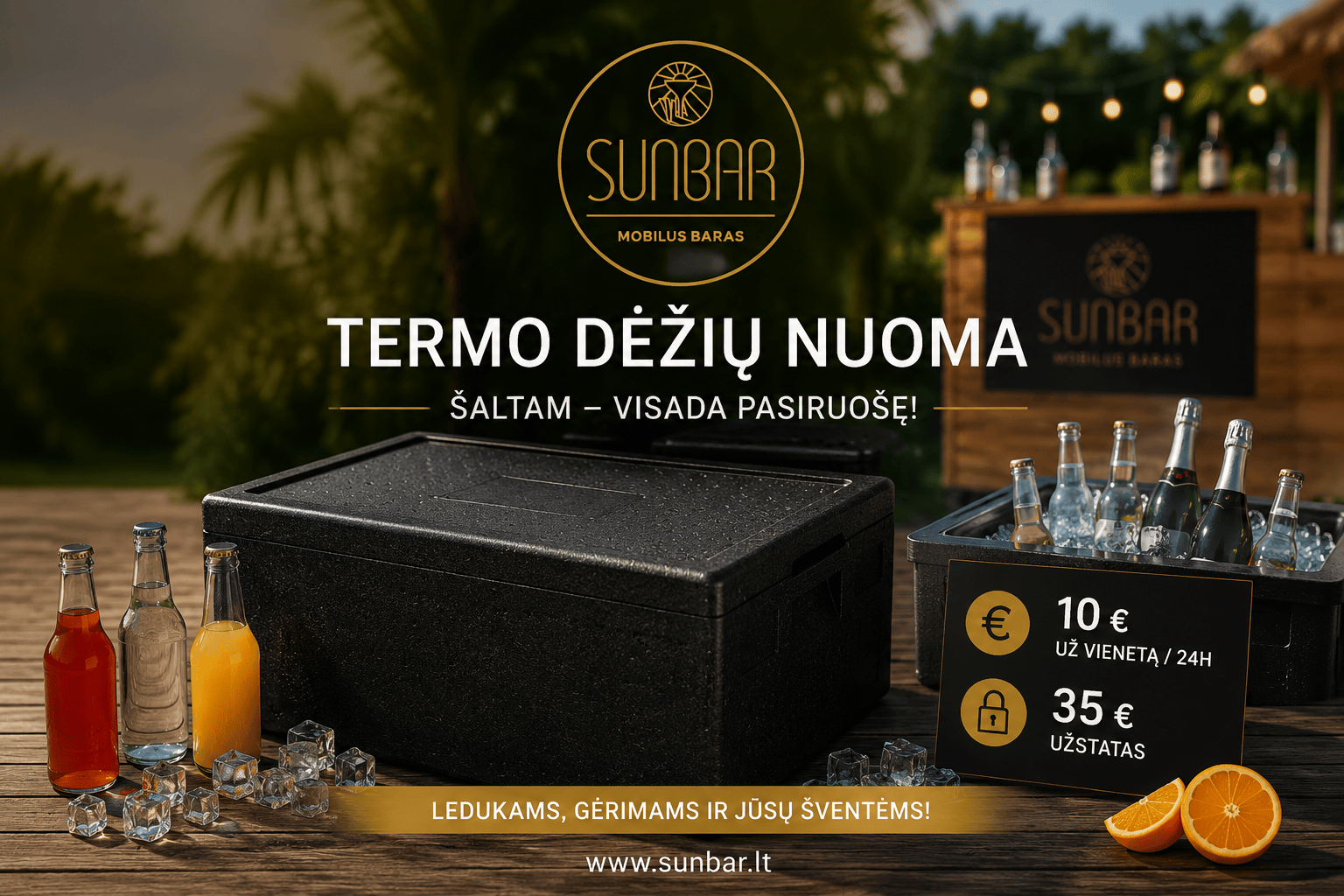 Termo dėžių nuoma Vilniuje